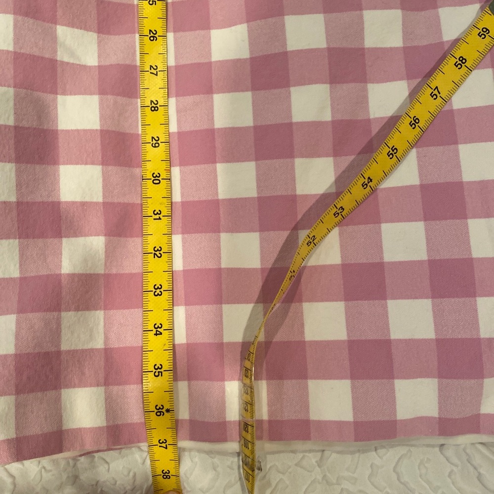J. Crew Belted gingham sheath dress pink lavender - Picture 4 of 5